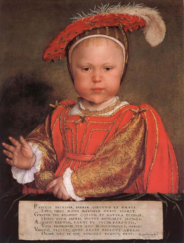 Edward VI as a child, Hans Holbein